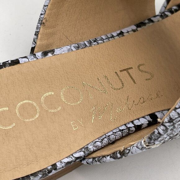 Coconuts by MATISSE Shay Purple Snake Print Pointed Mules 7 NWOB - Picture 9 of 10